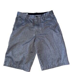 Volcom Chino Walk Shorts Men's Size 28 Gray Flat Front Casual Skate Surf